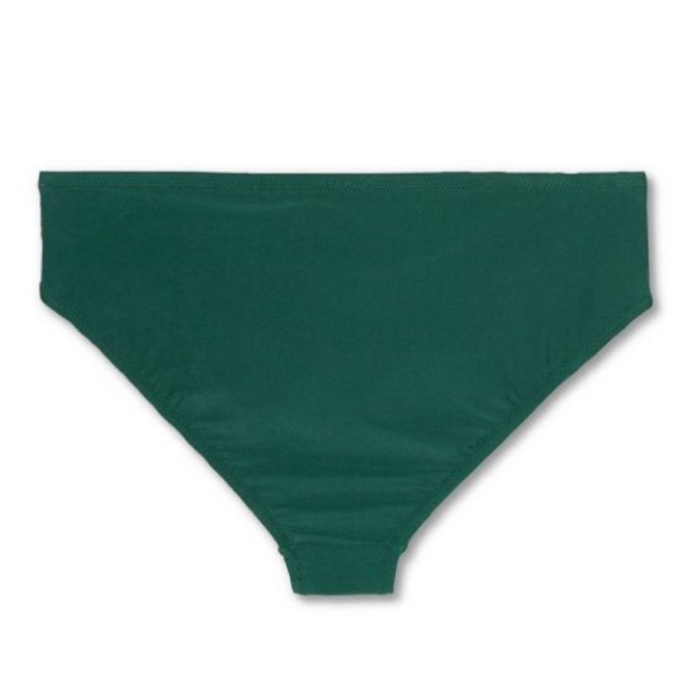 Kona Sol Bikini Swim Bottom 16W/18W Green Hipster High Coverage Plus Size NWT - Picture 2 of 4